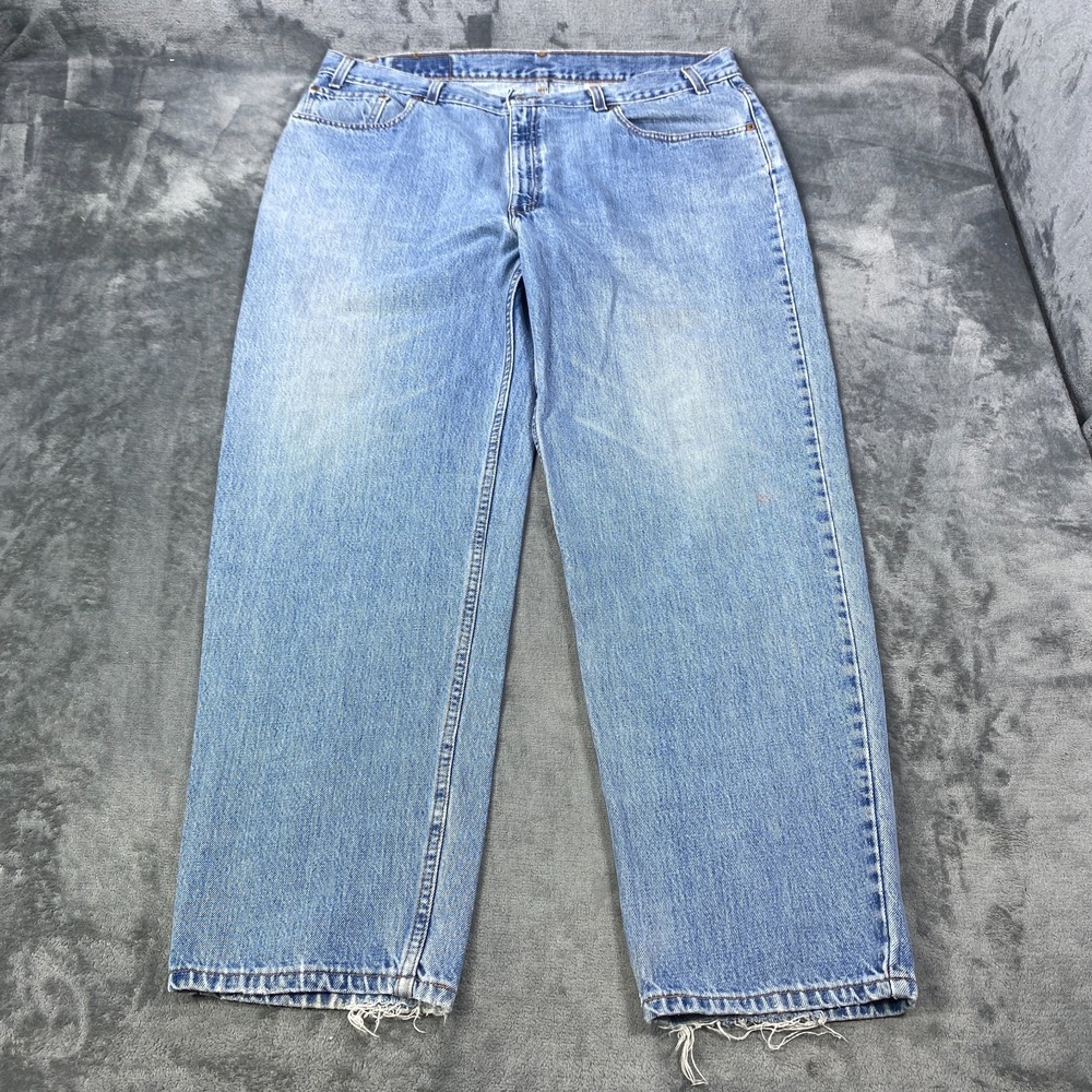 Vintage Levis 550 Jeans Men 40x29 Blue Stone Wash Tapered Made USA 90s Denim Y2K